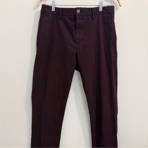 Old Navy Men's Deep Purple Check 32x36 Chinos